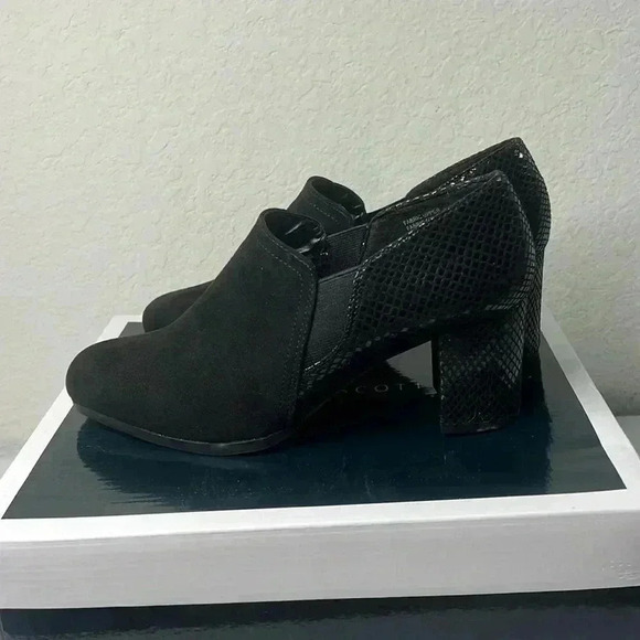 Karen Scott Womens Tillen Stretch Dressy Loafer Heels Shoes 8 M - Picture 10 of 14